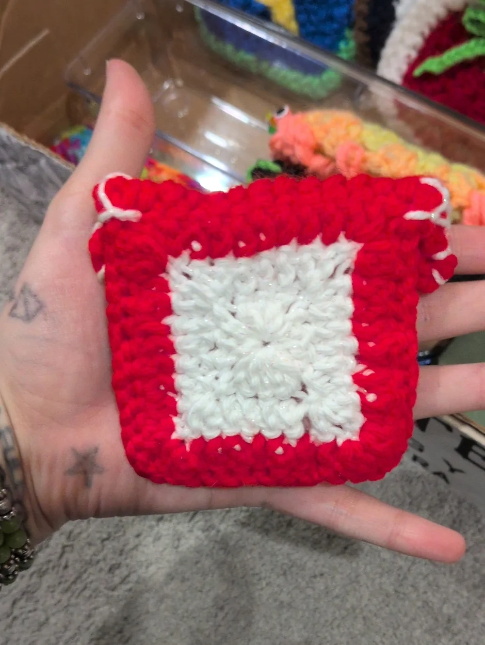 Peppermint Crochet Wallet